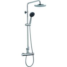 Shower Sets ALFI brand AB2867-PC, Round Style Thermostatic Exposed Shower, Chrome