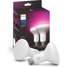 Philips Hue LED Lamps Philips Hue White and Color Ambiance BR30 Bluetooth 85W Smart LED Bulb 2-pack