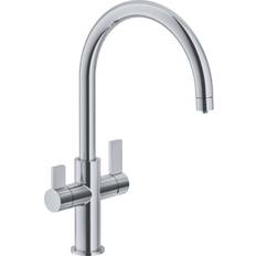 Faucets Franke Ambient Series FFT3180 3 Faucet Hot Cold Filtration Brass Spout Swivels