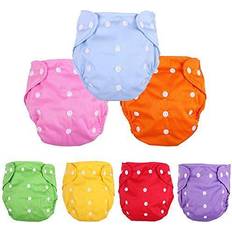 Cloth Diapers Baby Washable Reusable Cloth Diapers,7pcs
