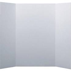 White Corrugated Boxes Flipside Mini Corrugated Project Boards, 20" x 15" White, Pack Of 24