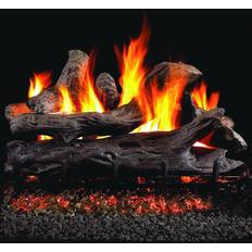 Brown Gas Fires Peterson Real Fyre Coastal Driftwood Gas Logs (Logs Only Burner Not Included) CDR-24