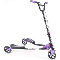 Yvolution Y Fliker Carver C5 Kids' Scooter, Purple