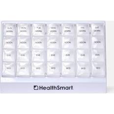 HealthSmart Weekly Pill Organizer Medication Planner L