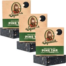 Dr. Squatch All Natural Bar Soap for Men with Heavy Grit Pine Tar 3-pack