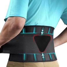 Hands DIY Back Support Belt Breathable Lower Back Brace Pain