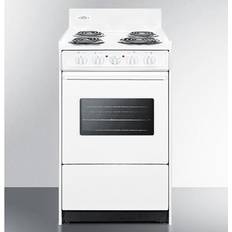 20 inch electric stove Summit WEM110W 20"W Electric Range White