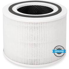 levoit air purifier p350-rf, 3-in-1 h13 true hepa pet allergies, new fine non-woven fabric pre, odor eliminator with arc formula, white, medium