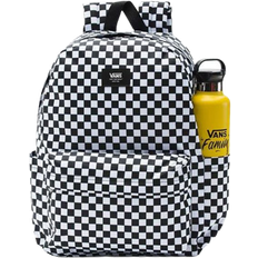 White Backpacks Vans Old Skool H2O Check Backpack - Black/White