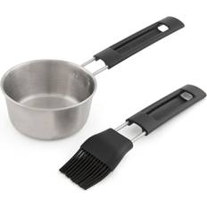 Pastry Brushes Broil King 2 Piece Steel Deluxe Basting Set Pastry Brush