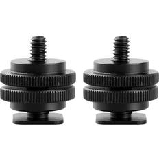 Smallrig Flash Shoe Accessories Smallrig Cold Shoe Adapter with 3/8" to 1/4" Thread, 2-Pack