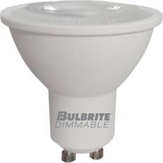GU10 Light Bulbs Bulbrite 50 Watt equivalent PAR16 with Twist and Lock Base GU10 in Clear Finish Dimmable 3000K LED Light Bulb 3-Pack