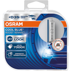 Osram Xenarc Cool Blue Boost D3S Xenon Car Headlight Bulbs (Twin) 66340CBB-HCB