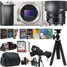 Sony a6000 price Digital Cameras Sony Alpha a6000 Mirrorless Digital Camera Sigma 45mm f/2.8 DG DN Lens Accessory Kit