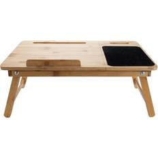 Lap desk with storage Mind Reader Bamboo Adjustable Lap Desk with