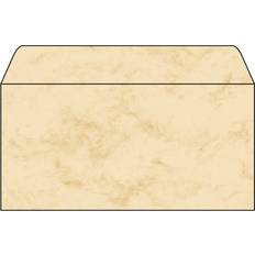 Briefumschläge Sigel DL 110 x 220mm Envelopes Marble Beige (50 Pieces)