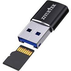 Micro sd card adapter USB Micro SD Card Adapter,ZIYUETEK Aluminum USB 3.0 Portable Memory Card Reader Adapter for PC,Micro SDHC,Micro SDXC/TF Card Reader Adapter