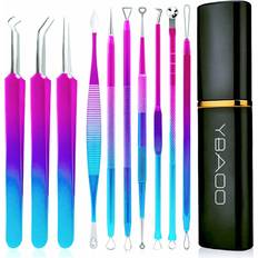 Blackhead Remover Extractor Tool, Ybaoo 10 Pcs Professional Surgical Pimple Popper Tool Kit