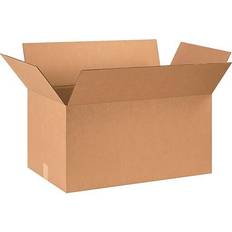 Global Industrial Cardboard Corrugated Boxes, 28"L x 14"W x 14"H, Kraft Pkg Qty 20