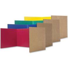 Mailing Boxes Flipside Products Study Carrel Color Corrugated 12'x48' 24/PK Ast 60045