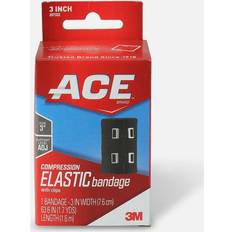 ACE Elastic Bandage w/ Clips in Black Black 3"