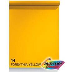 Superior Seamless Photography Background Paper, #14 Forsythia Yellow (107 inches Wide x 36 feet Long)