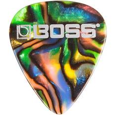 BOSS Picks Boss Abalone Celluloid Guitar Pick 12-Pack Thin 12 Pack