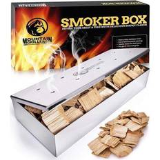 Smoker Boxes MOUNTAIN GRILLERS Grill Smoker Box for Wood Chips Polish