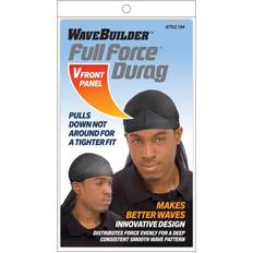 Wave Builder Full Force Durag V Front Design Black 1 Count