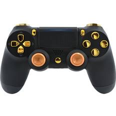Ps4 gold controller Gaming Accessories Black/Gold Ps4 PRO Custom UN-MODDED Controller with Aluminum Thumbsticks Exclusive Unique Design