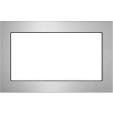 White Goods Accessories GE 27 in. Optional Built-In Trim Kit in Stainless Steel, Silver