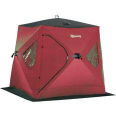 OutSunny 2-Person Insulated Ice Fishing Shelter Pop-Up Portable
