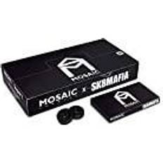 Rollen MOSAIC COMPANY Super 1 Sk8Mafia x Mosaic Bearings ABEC 7 608RS skateboard tillbehör för vuxna, unisex, svart (svart) en storlek