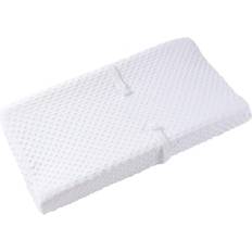 Baby Changing Pad Cover, Super Soft Minky Dot Diaper Changing Table Covers for Baby Girls and Boys, Ultra Comfortable, Safe for Babies, Fit 32"/34'' x 16" Pad (White)
