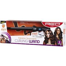 Red Curling Irons Products Red Tapered Curling Wand 1 -1/2 1.2 Pound With Heat Glove