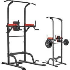 Multi gym bench Fitness Zicjet Power Tower Pull Up Workout Dip Station Adjustable Dip Stands Multi-Function Home Gym Strength Training Fitness Equipment 2021 Upgraded, 400LBS