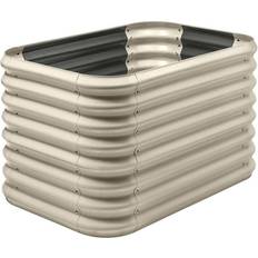 Stratco Pots, Plants & Cultivation Stratco Beige Double Height Corrugated Raised
