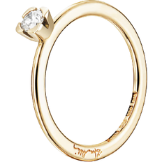 Efva Attling Smykker Efva Attling Love Bead Wedding Ring (0.19ct) - Gold/Diamond