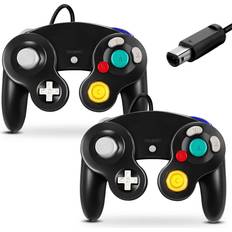 Gamecube controller Gamecube Controller Classic Wired Controller for Wii Nintendo Gamecube (Black-2Pack)