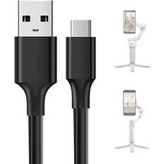 Dji osmo pocket 3 5FT USB C Gimbal Stabilizer Charger Cable for DJI OM5, OM4, OM4 SE, DJI OSMO Mobile 3, Ronin-SC, Ronin-S, RS 2, RSC 2, OSMO pocket 2, Action 2, FPV Remote Control, Phone Stabilizer Charging Power Cord