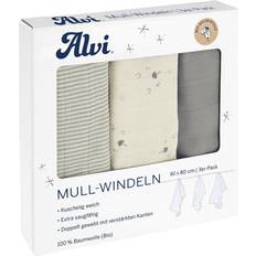 Baumwolle Lappen Alvi Mull Windeln 3-pack