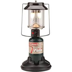 Coleman QuickPack 2-Mantle Propane Lantern Green Push-Button Ignition Green