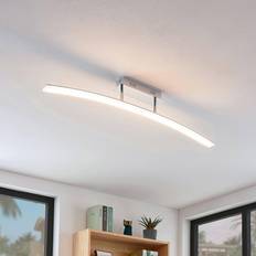 Led loftslampe Lucande Lorian - bueformet LED-loftslampe Takplafond