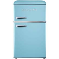 Retro mini fridge with freezer Galanz GLR31TBEER Blue
