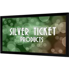 Projector Screens STR-169120 Silver Ticket 120' Diagonal 16:9 HDTV (6 Piece Fixed Frame) Projector Screen White Material