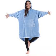 Blanket hoodie The Comfy Dream Jr Microfiber Wearable Child Blanket Hoodie Sky Blue