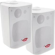 White Outdoor Speakers Boss Audio Systems MR4.3W 4"