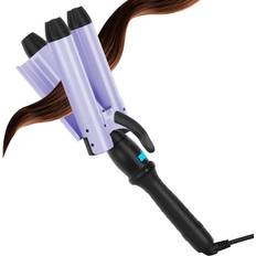 Purple Hair Stylers 1,25 tum strandvågor locktång, Aima skönhetshår vågor 3 2021