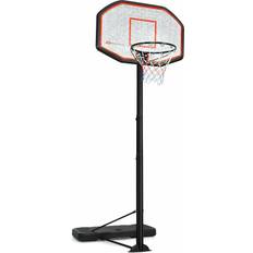Costway Basketball Costway 10ft 43" Backboard In/outdoor Adjustable Height Basketball Black