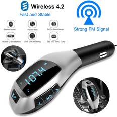 FM Transmitters Car FM BT Transmitter USB Charge Hands-free
